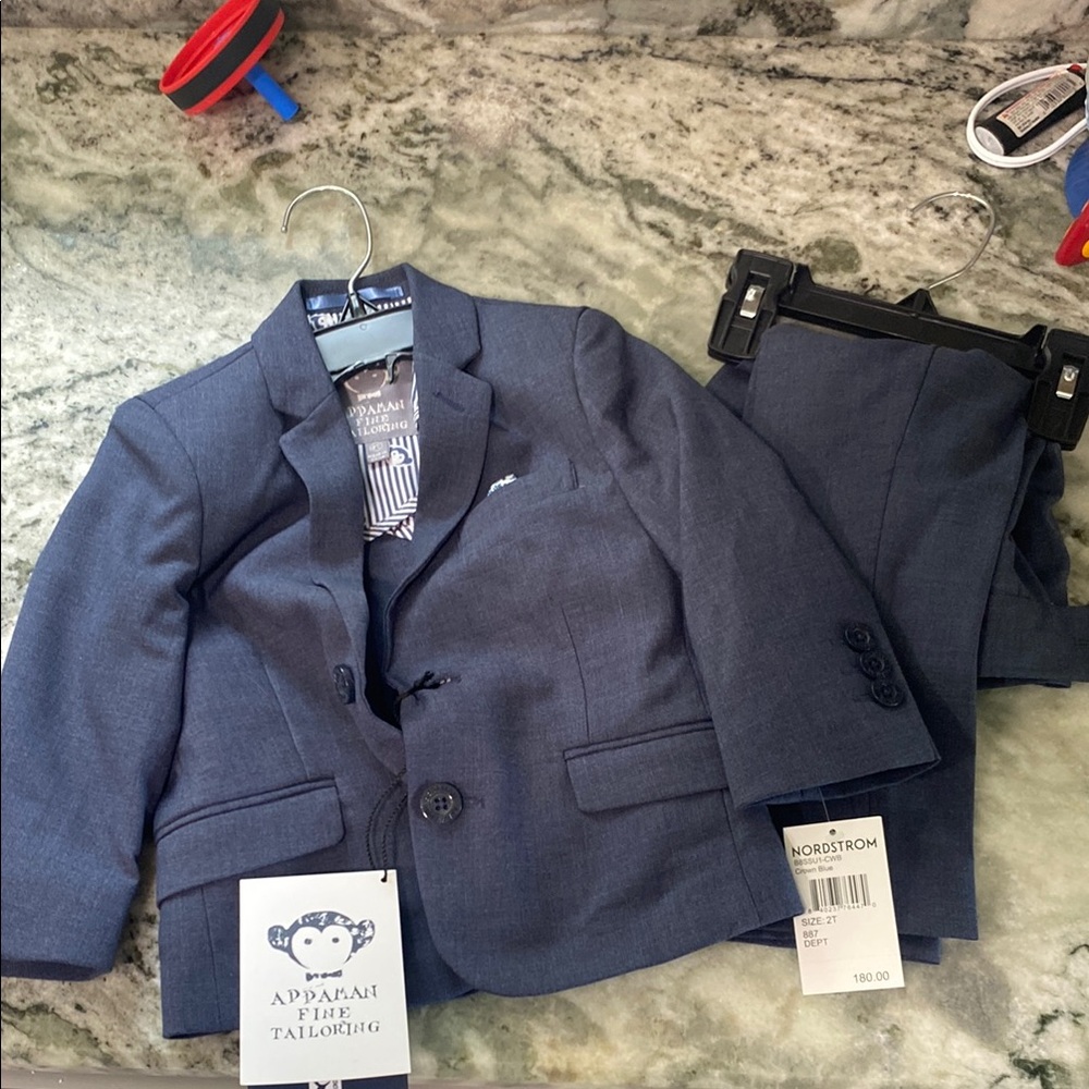 Appaman Charcoal Gray Suit Set
